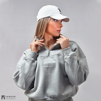 کالکشن پاییز - دورس نیم زیپ دخترانه فاور